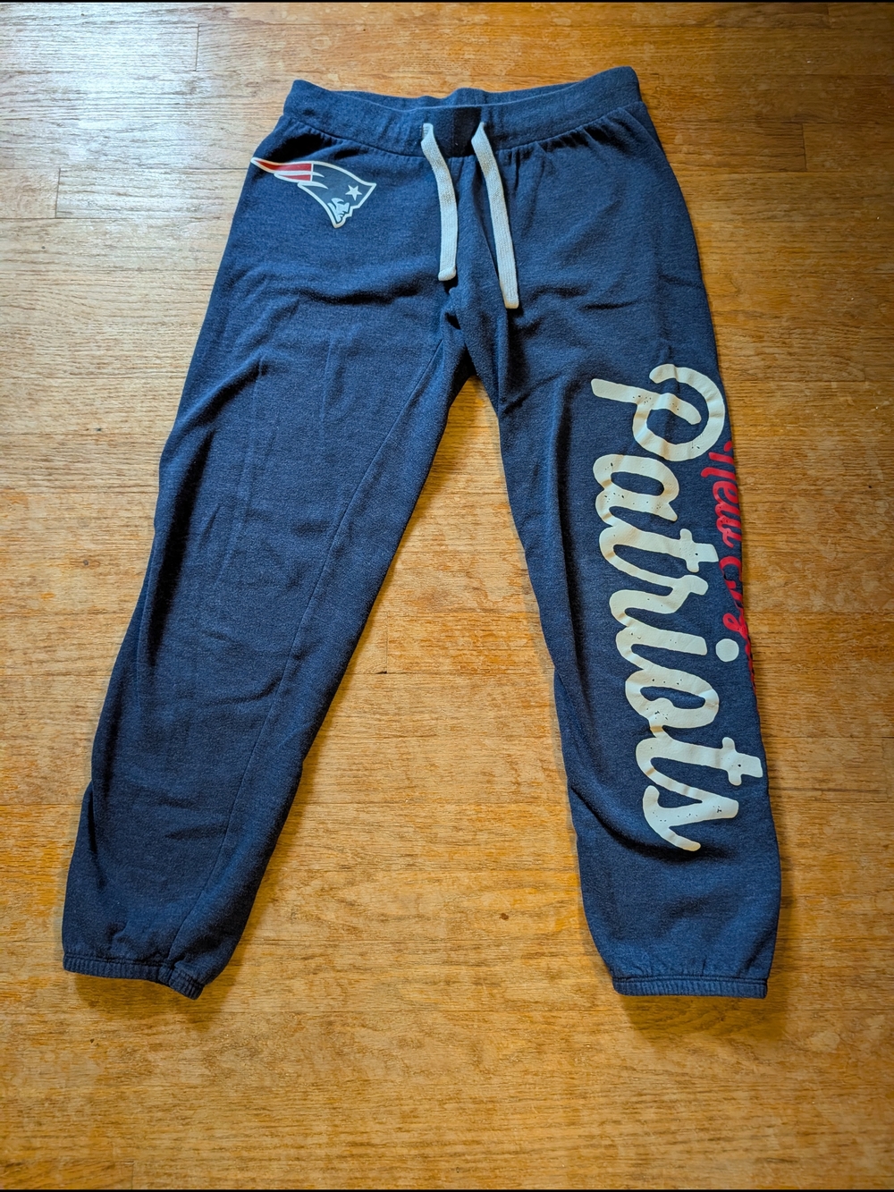 New England Patriots Women's Heathered Blue Joggers